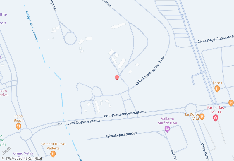  16 Paseo de las Gaviotas Green Canal 1 NA, Riviera Nayarit, Mapa de ubicación