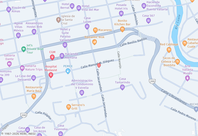 417 Jacarandas 3A Mapa de ubicación