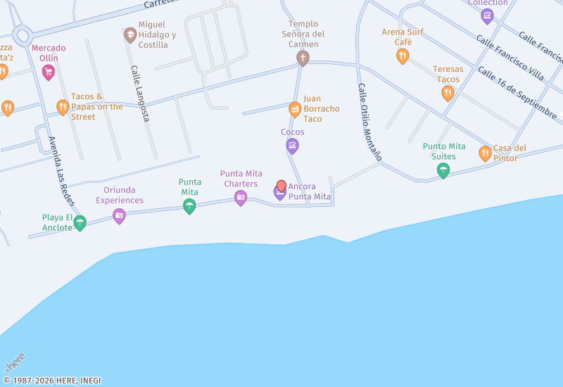 Ancora 304 Mapa de ubicación