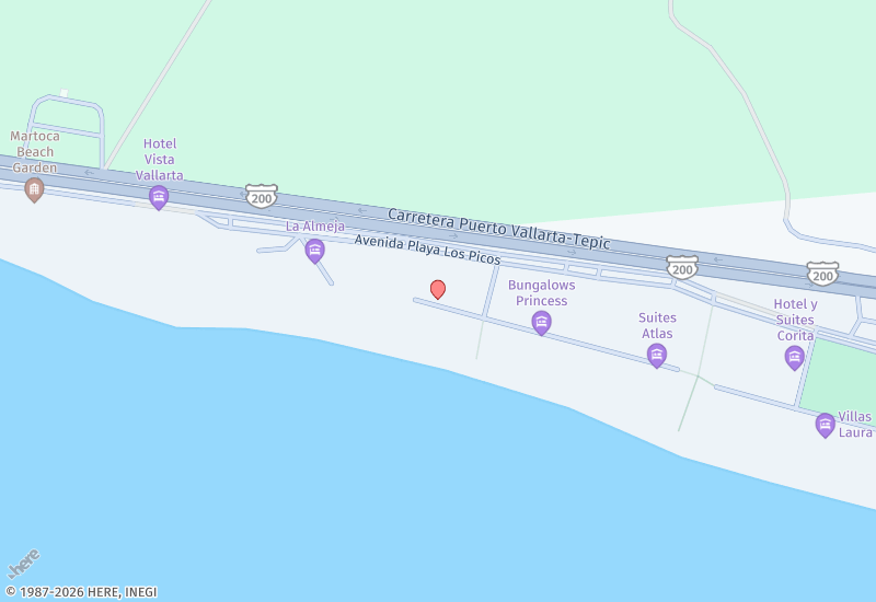 Arrecifes 502 Location map