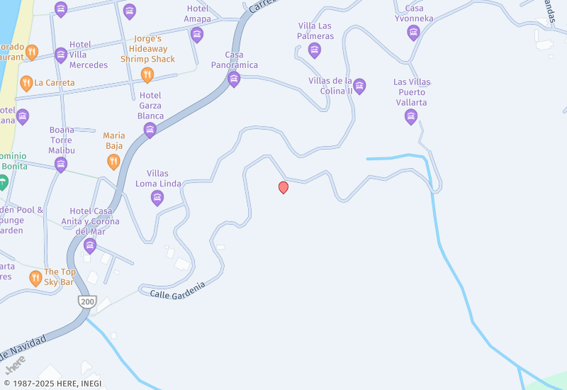 Avalon 708 Mapa de ubicación