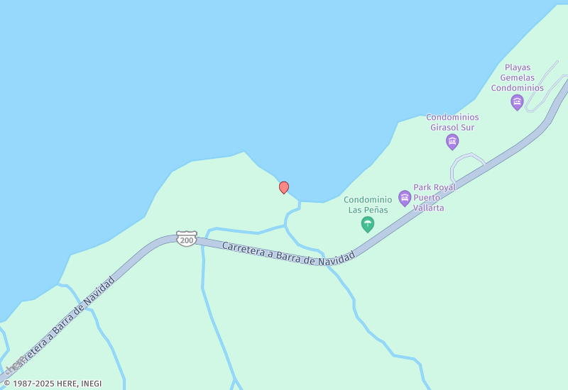 Blue Horizon 702 Mapa de ubicación