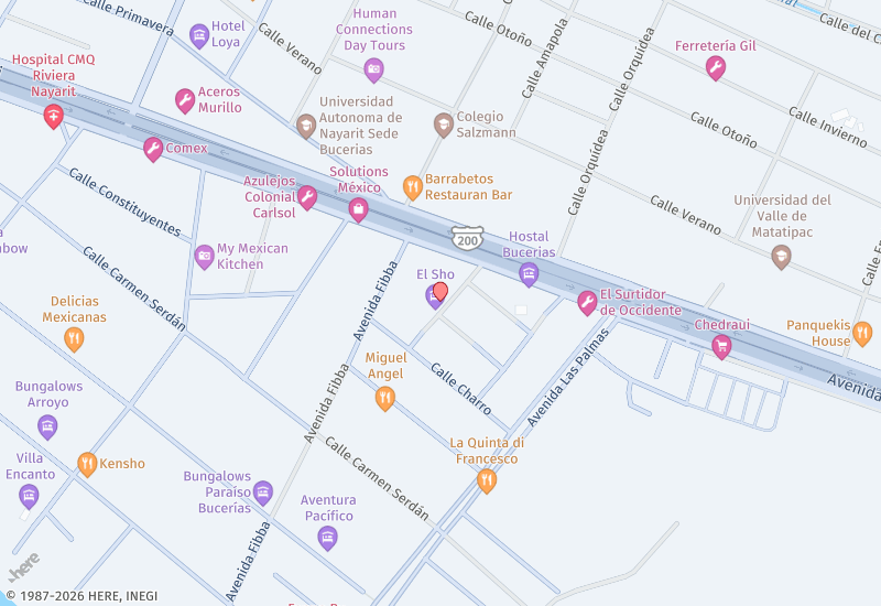 CASA SHO Mapa de ubicación