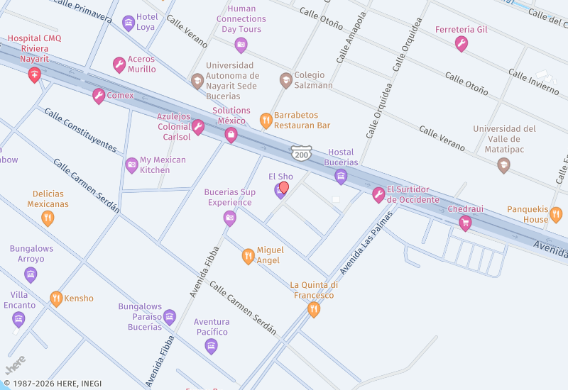 CASA SHO  Location map