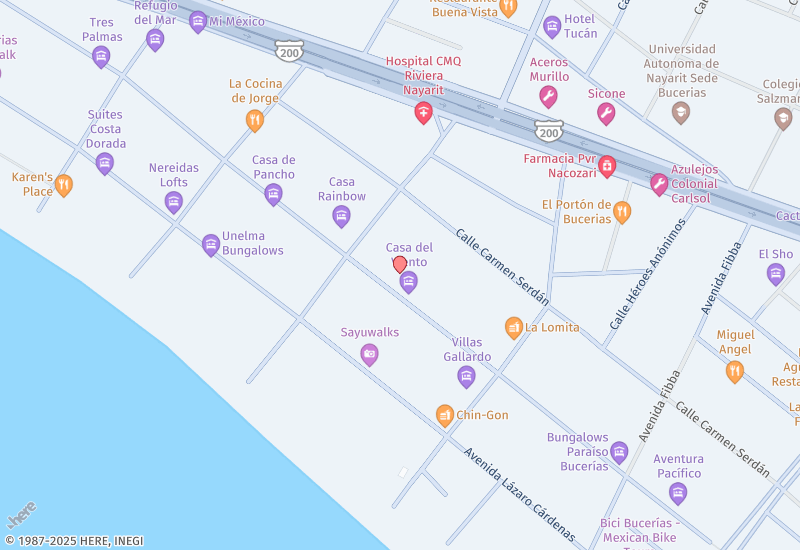 CASA TWO BIRDS IN PARADISE Location map