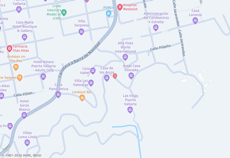 Campanario 501 A Location map