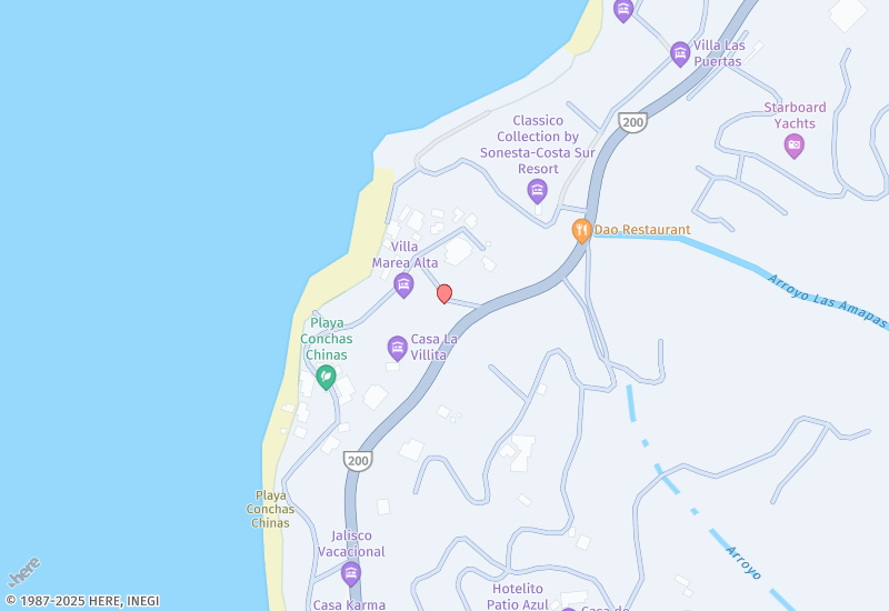 Carmelina 107 Location map