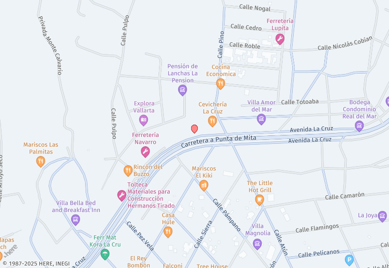 Casa Árbol Mapa de ubicación