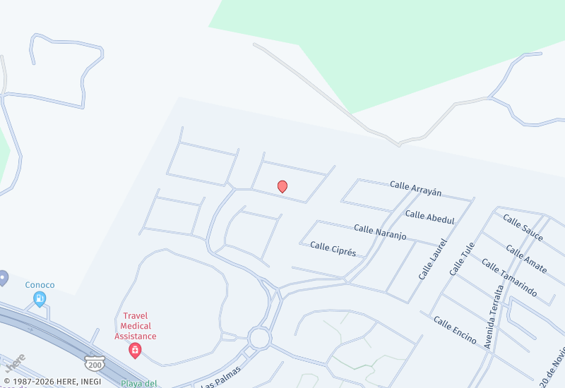 Casa 11, Coto Concha Mapa de ubicación