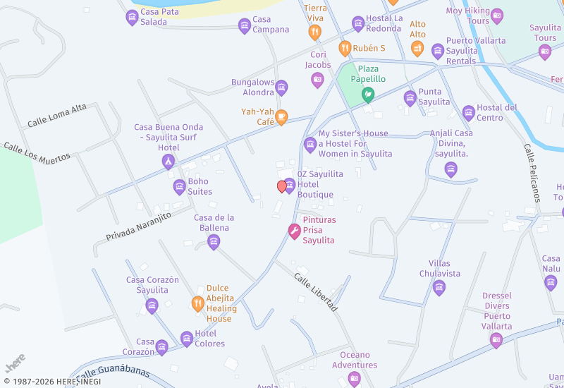 Casa Almas  Mapa de ubicación