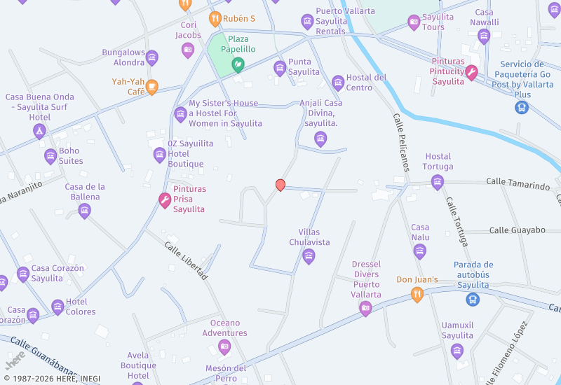 Casa Bonita Mapa de ubicación