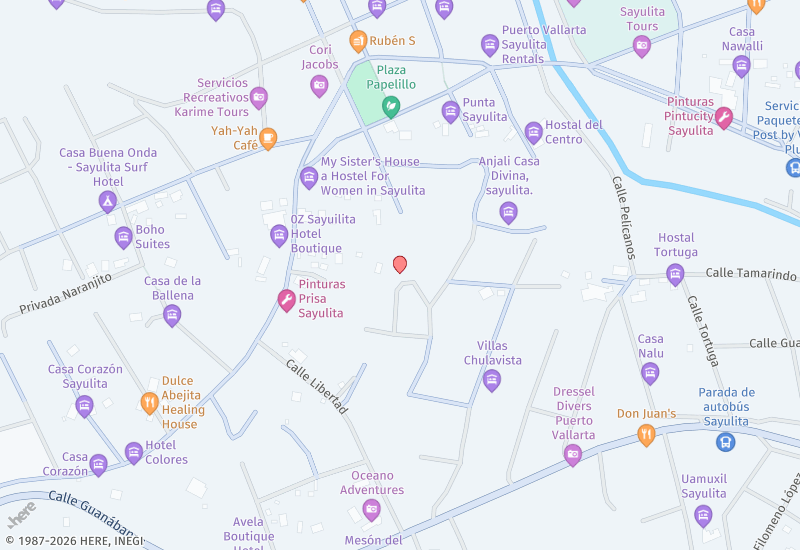 Casa Caracol Estate Mapa de ubicación