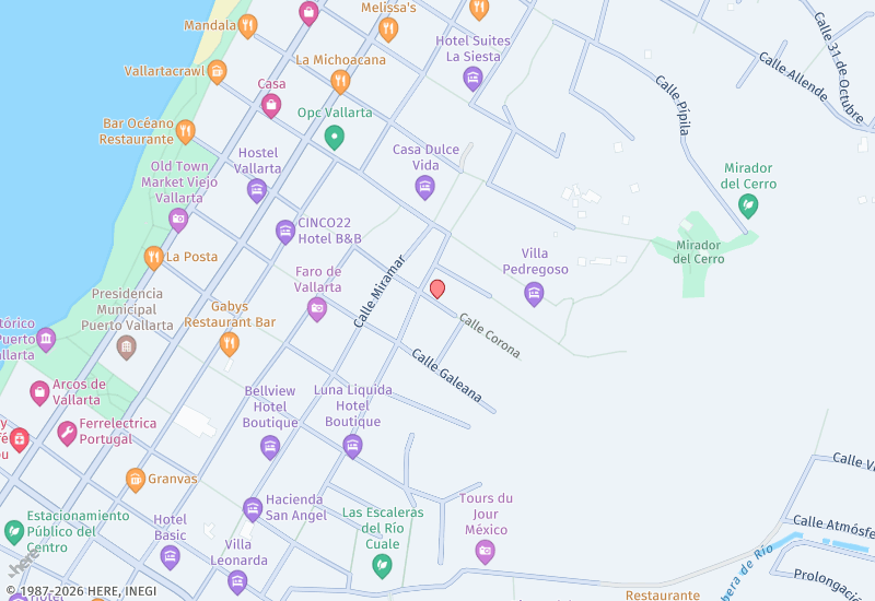 Casa Corazon Mapa de ubicación