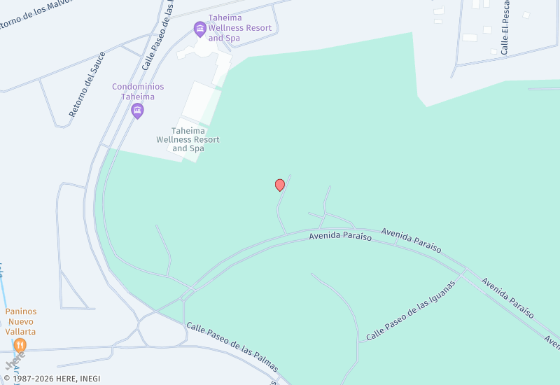 Casa El Tigre Isla Palmares Location map