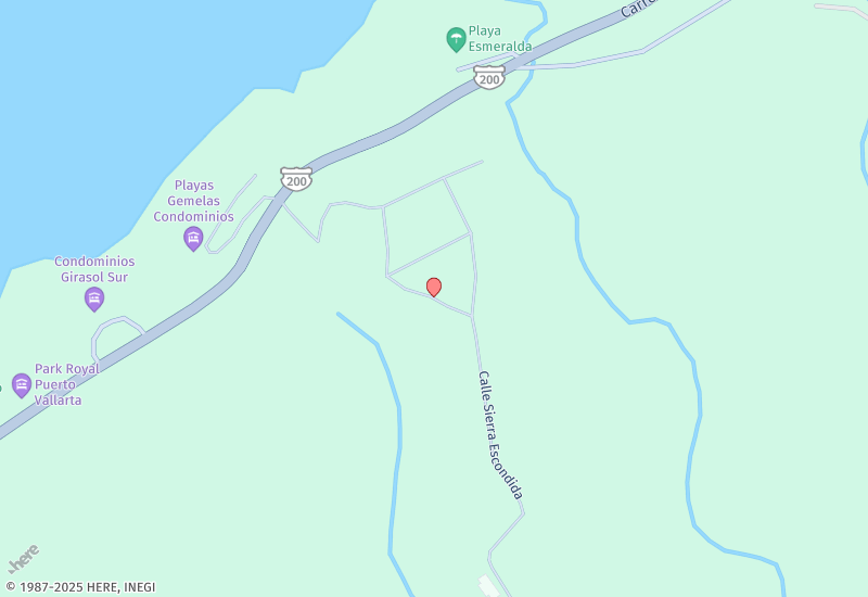 Casa Encantada  Mapa de ubicación