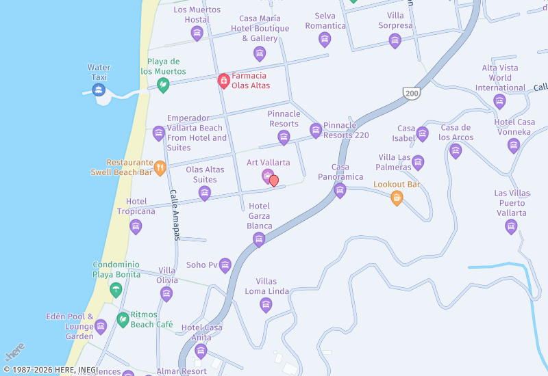 Casa Feliz Bella Loma 301 Location map
