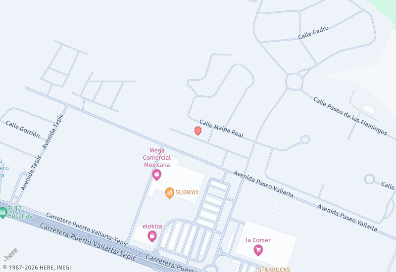 Casa Flamingos 14 Location map