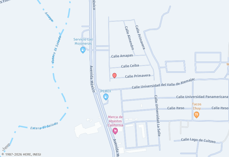 Casa Flor Primavera Location map