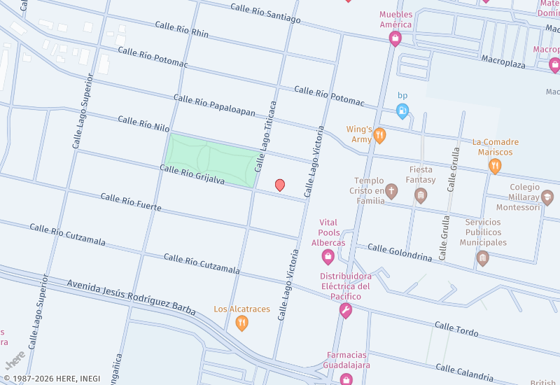 Casa Grijalva Mapa de ubicación