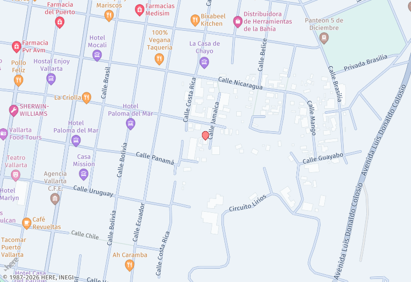 Casa Jamaica  Mapa de ubicación