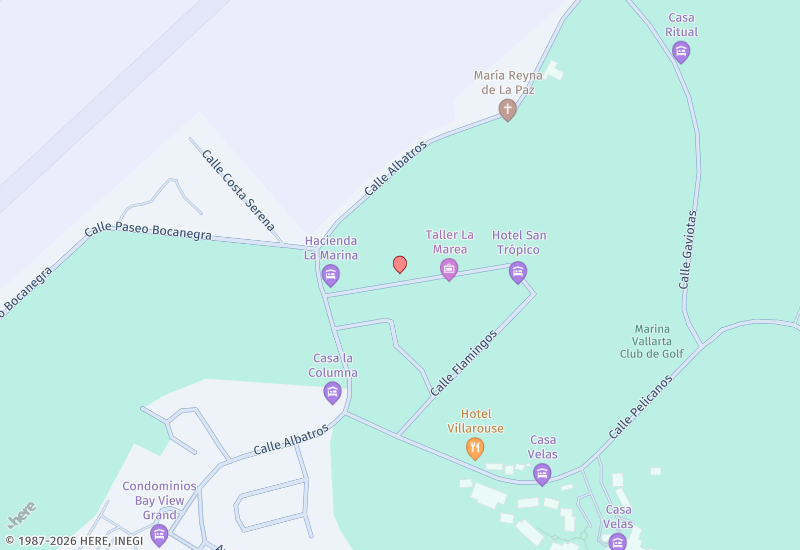 Casa Marina Vallarta Flamingos 198 Location map