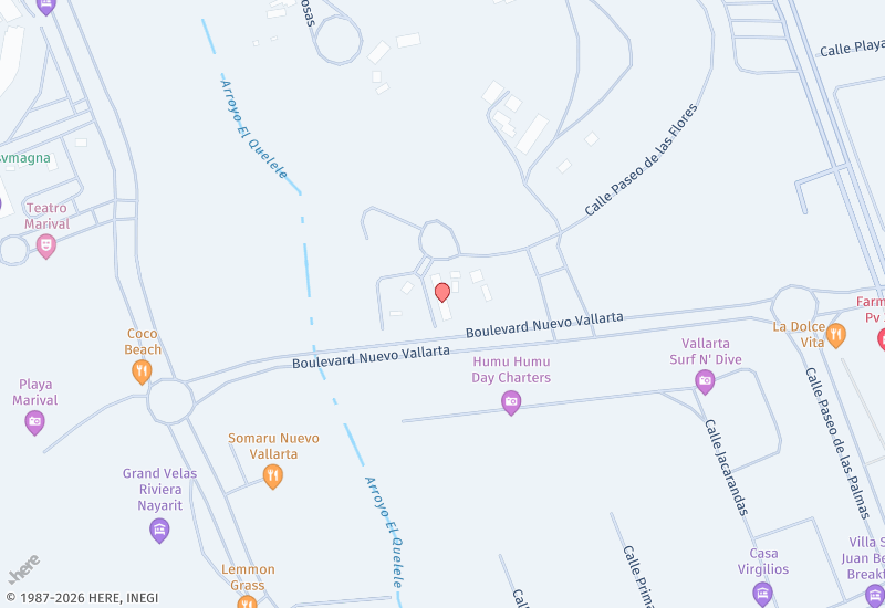Casa Palmera Location map