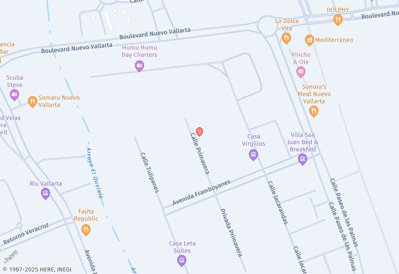 Casa Romantica Location map