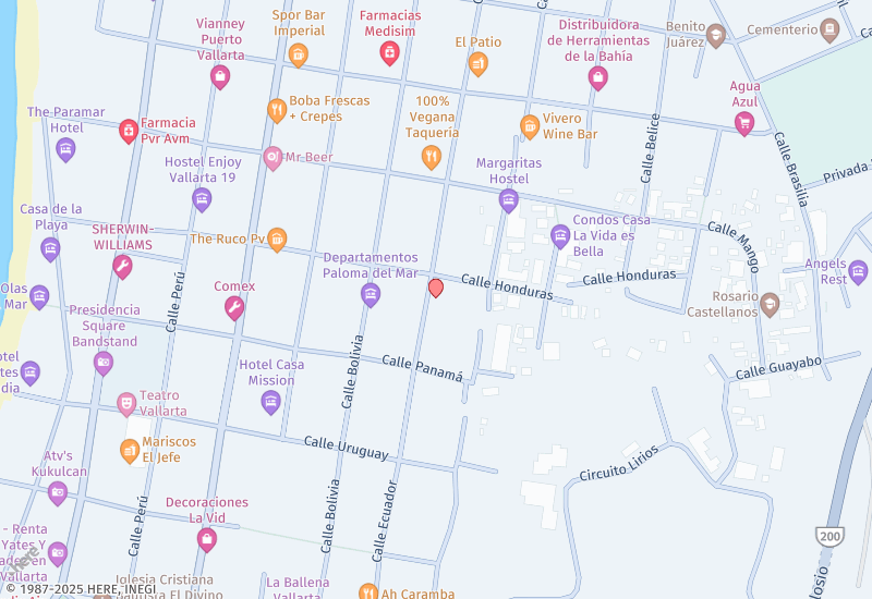 Casa Victoria  Location map