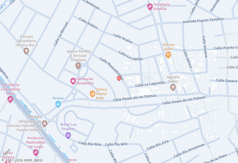 Casa Violeta  Mapa de ubicación