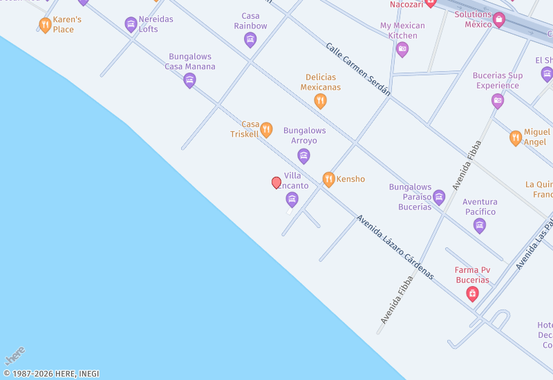 Casa de Sueños Mapa de ubicación