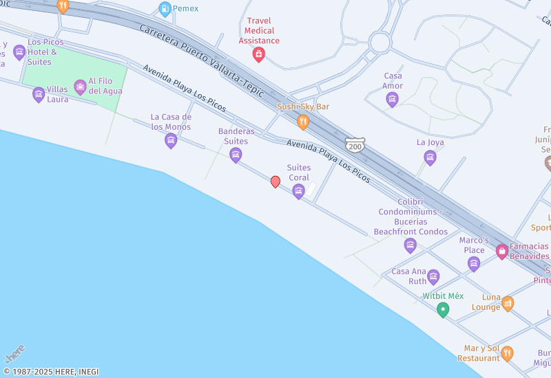 Casa del Mar 301 Location map