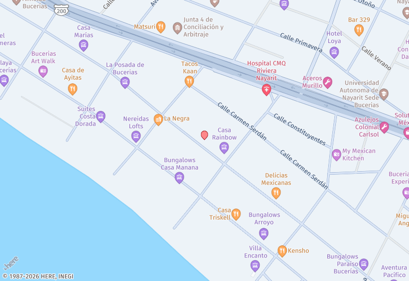 Condo Francisco I Madero 202 Location map