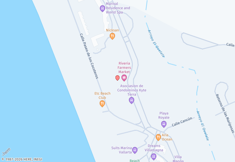 Condo Ikaria 501-B Mapa de ubicación