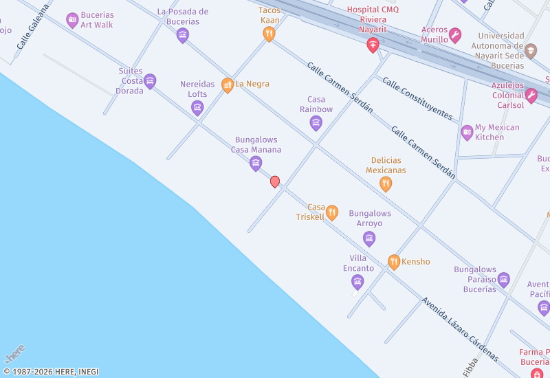 Condo Indigo 104 Location map