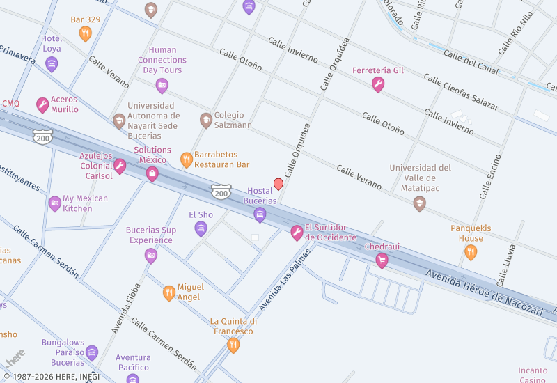Condo Joya del Pacifico U11 Location map