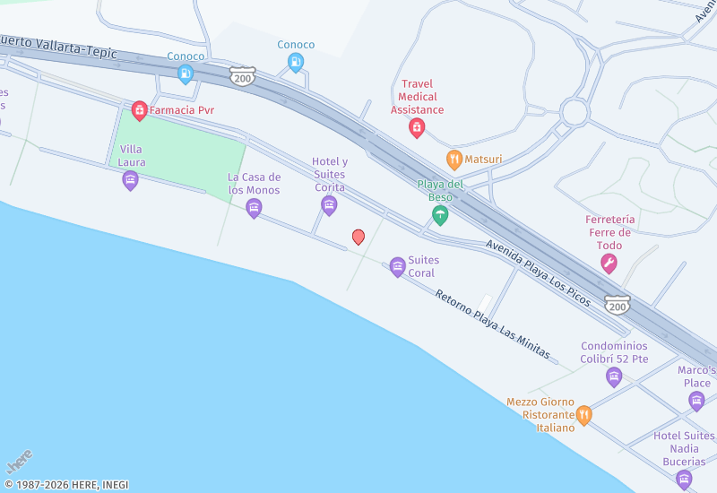 Condo Makare 101 Location map