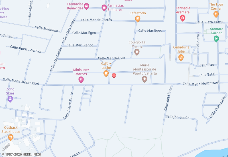 Condo Serena 107 Mapa de ubicación