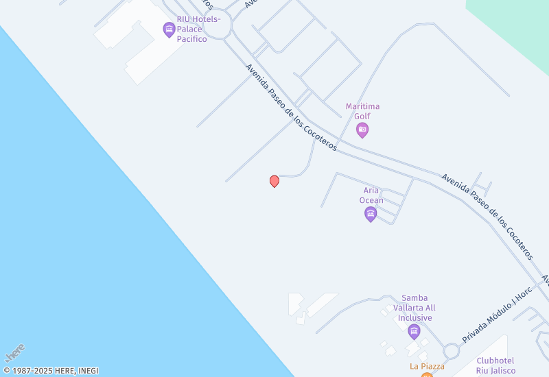 Departamento de Lujo Frente al Mar en Maritima Playa 7F Location map