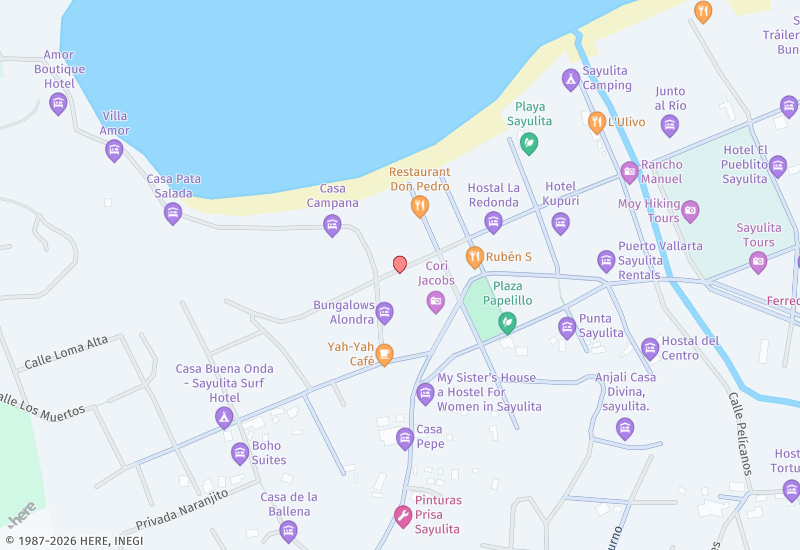 Dos Amigos Location map