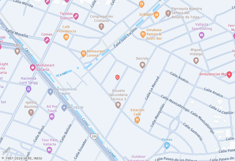 Edifcio La Vista Mapa de ubicación