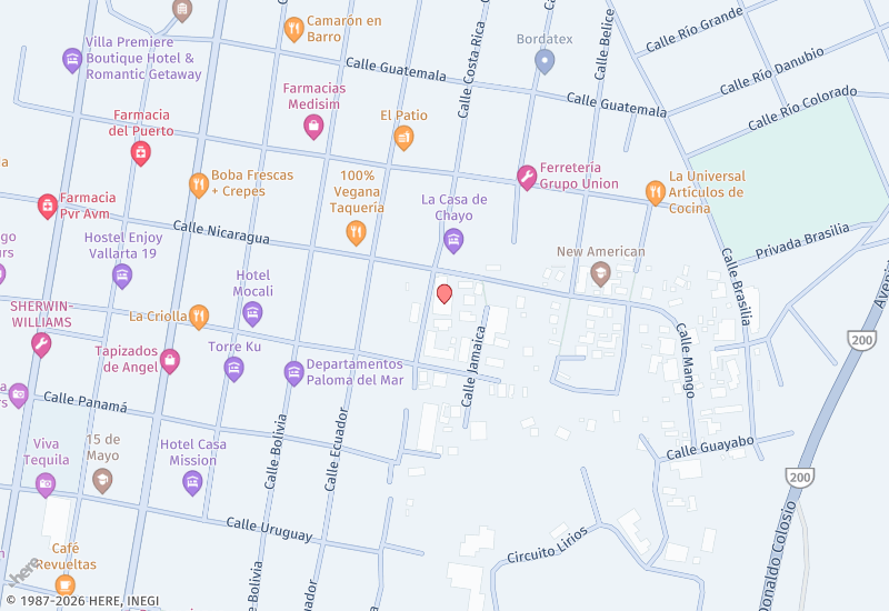 Edificio Bugambilias Mapa de ubicación