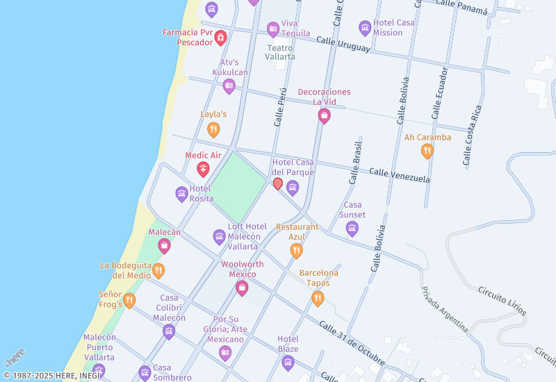 Edificio Destino Location map