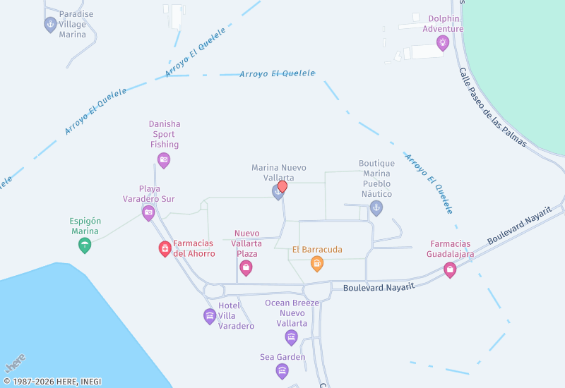 Edificio Marina Banderas Mapa de ubicación