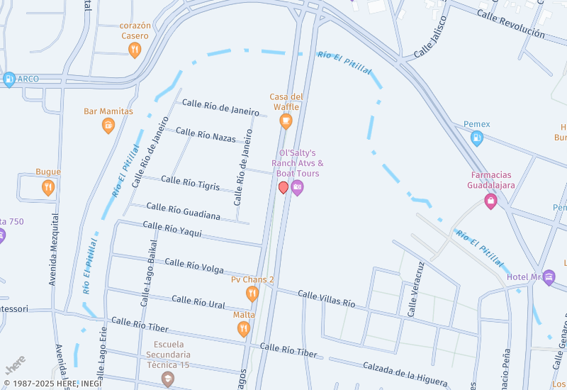 Genuino CASA Mapa de ubicación