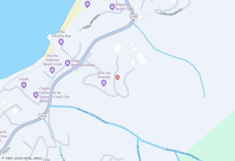 Horizon 105  Mapa de ubicación