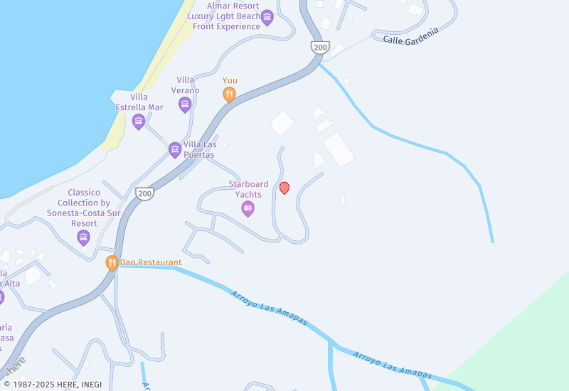 Horizon 206 Location map