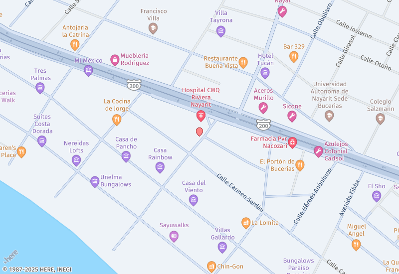 Indigo Bucerias (Serenity Properties) Location map