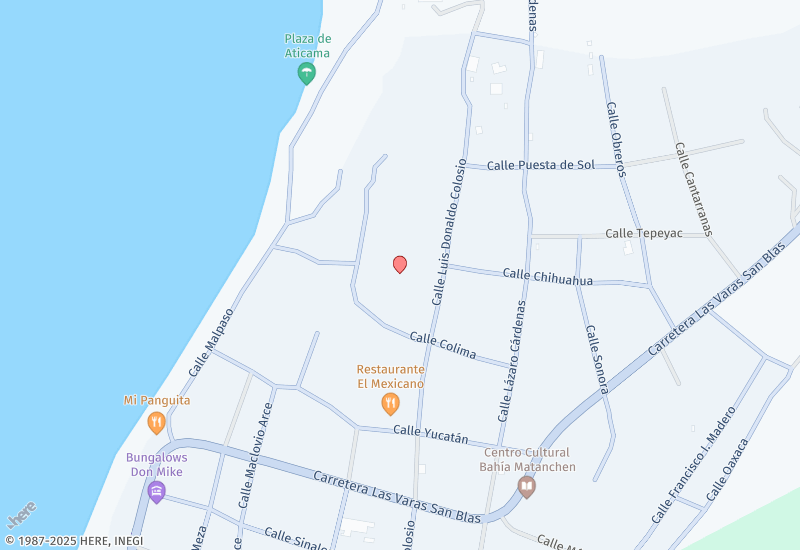 Lot 49 Aticama Location map