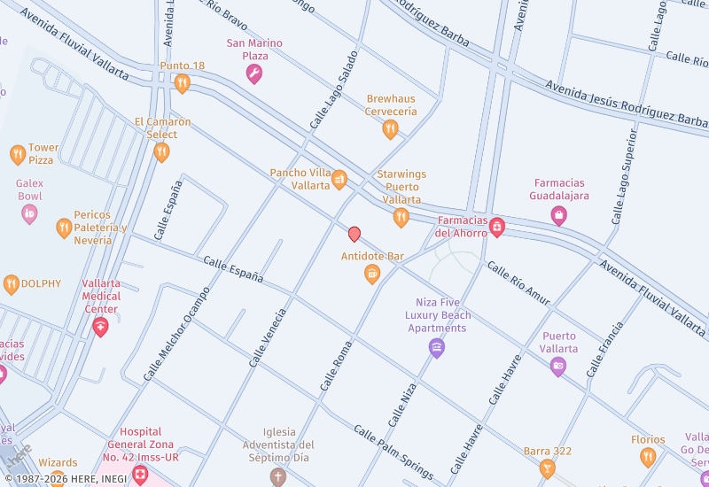 Lot Amapa Rosa Fluvial Mapa de ubicación