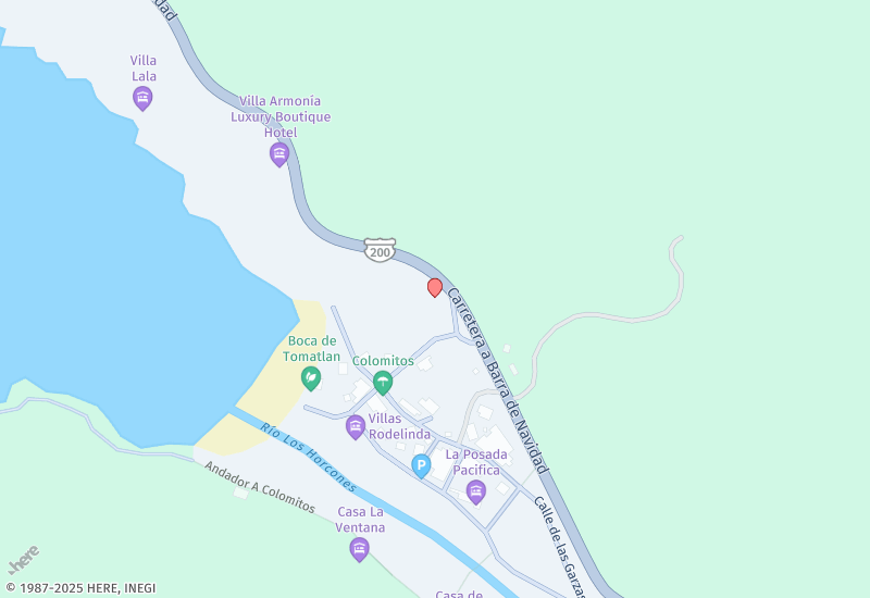 Lot Pelícanos / Boca de Tomatlán Mapa de ubicación